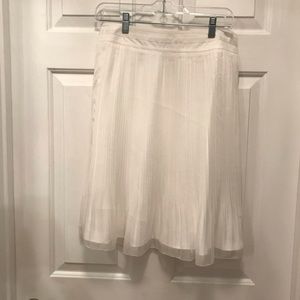 White Overlay Skirt